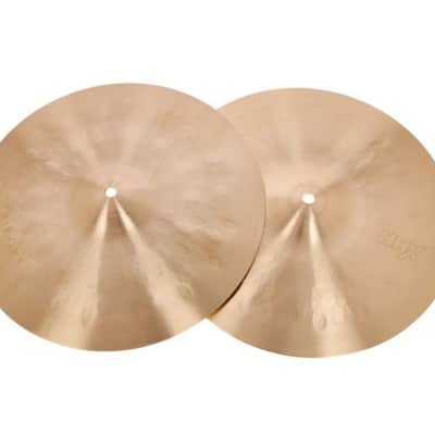 Sabian 14" HHX Anthology Low Bell Hi-Hat Cymbals (Pair) 2024 Natural image 1