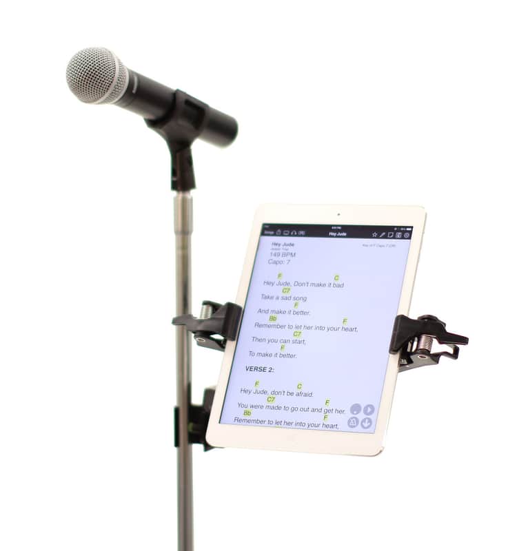 AirTurn MANOS Universal Tablet and Phone Holder with Side Mount Clamp image 1