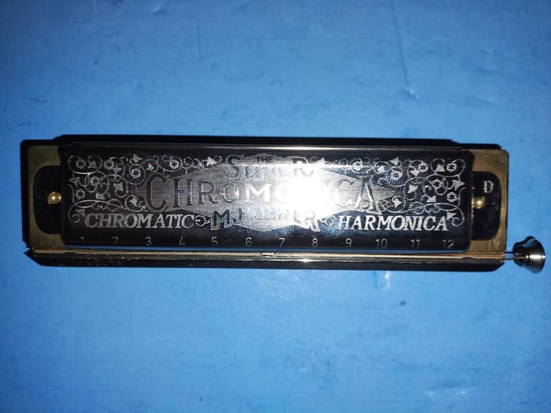 Hohner Chromonica 270/48 Harmonica in Key of D - Chrome image 1