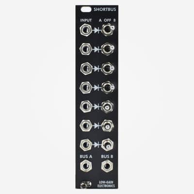 Low Gain Shortbus V3 (Black and Red Panels Included) Eurorack OR Logic Trigger Combiner Module image 1