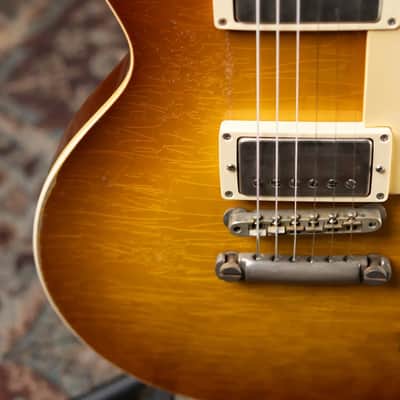 Gibson Custom Shop Limited Edition 1959 Les Paul Standard Reissue Murphy Lab Electric Guitar - Faded Peach Burst Heavy Aged with Hardshell Case image 12