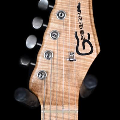Gregor Guitars HSS Strat Marcus Deml Prototype from 2022  in Gold with Gewa Gigbag image 8
