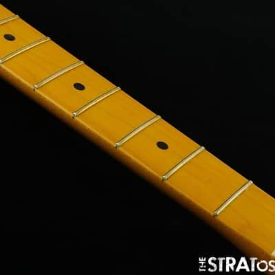 USED 2022 Fender American Ultra Stratocaster Strat NECK & LOCKING TUNERS D Maple image 3