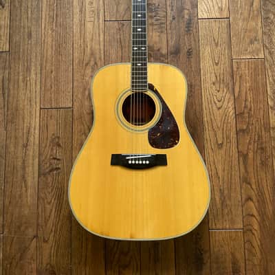 1970s Yamaha FG-401 Acoustic Dreadnought Guitar MIJ Orange Label Nippon Factory w/ HSC martin guild image 2