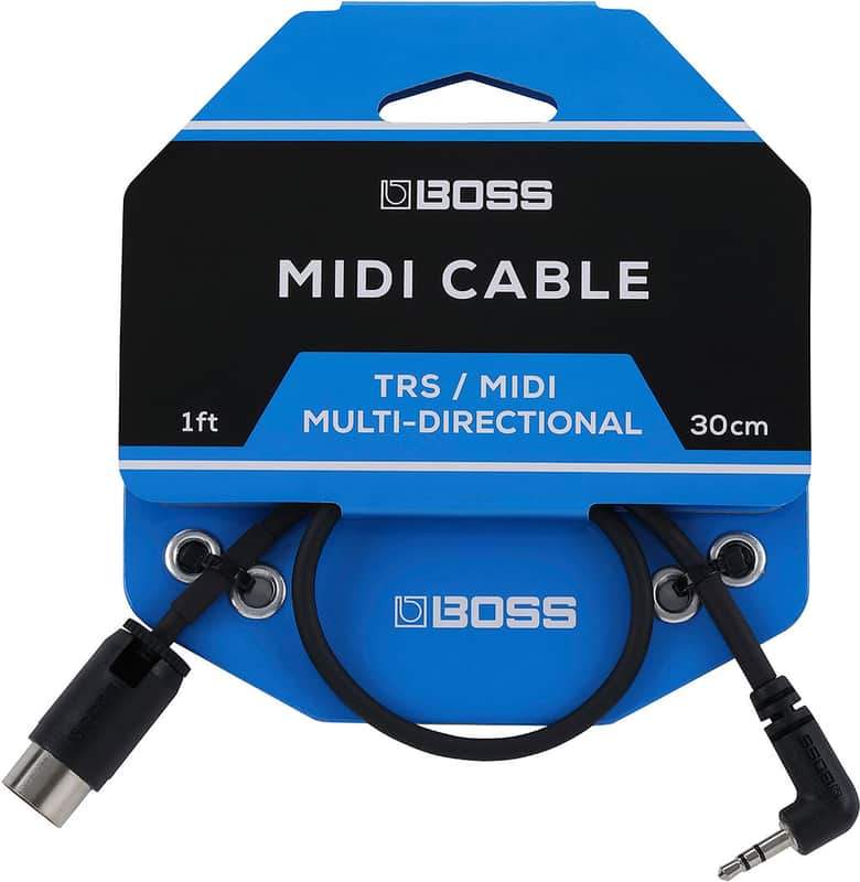 BOSS BMIDI-1-35 Midi to TRS cable for 200 Series Pedals image 1