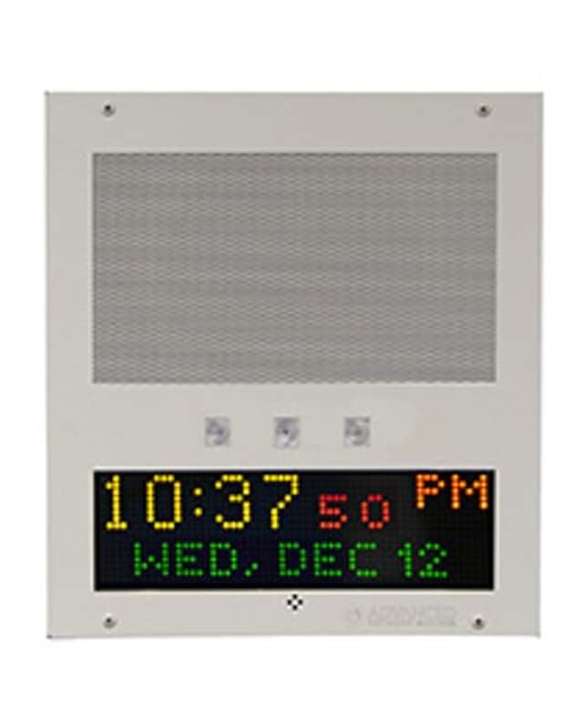 Advanced Network Devices IPSWDRWB Flush Mount IP Speaker with Display and Flashers image 1