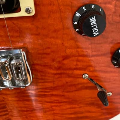 Magic City Guitars Zebra Flame 2024 - Orange image 5