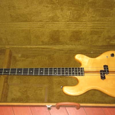 1979 Kramer DMZ4001 Electric Bass Natural w Original Hardshell Case image 7