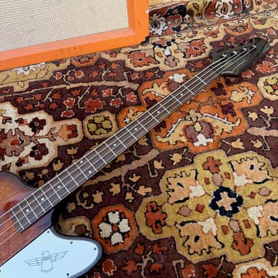 2001 Epiphone Thunderbird IV Brown Sunburst Korea Electric Bass Guitar image 5