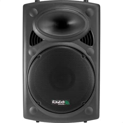Ibiza PORT15UHF-BT 15 Inch 800W MAX Portable Speaker with Bluetooth, USB, SD, TWS, 2 UHF Microphones, Remote Control, Protective Cover, 6-8h Autonomy image 3