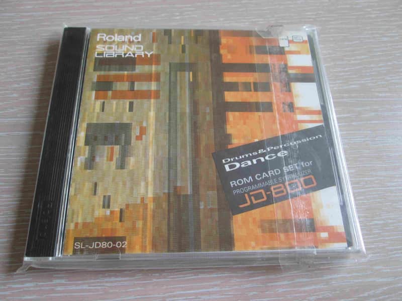 Roland JD-800 Drums&Percussion Dance–SL-JD-80-02 ROM-CARD -Roland