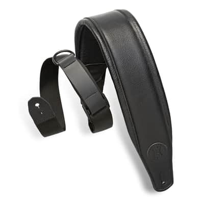 Levy's Mrhgp Blk Tracolla In Pelle Right Height Black On Black 3 1/2 image 1