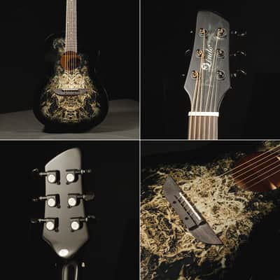 Lindo B-STOCK 933C Alien Black Acoustic Guitar & Gigbag (Minor Cosmetic Imperfections) image 3