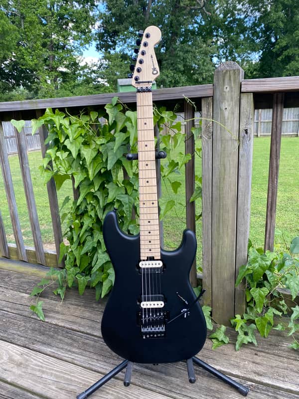 Charvel Jim Root Signature Pro-Mod San Dimas Style 1 HH FR M 2022 - Present Satin Black image 1