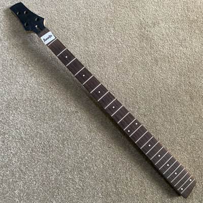 Maple Wood 4 String Bass Neck, 24 Frets Rosewood Fingerboard image 1