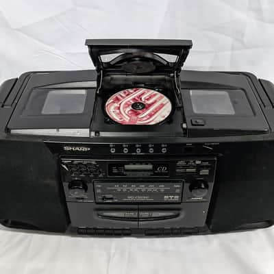 SHARP WQ-CH1500 Portable Boombox 5 CD Changer Stereo Radio Cassette Player - Tested 90's image 11