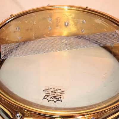 DW PRE COLLECTOR RAW BRASS SNARE DRUM 82-90-FREE SHIP TO C-USA! image 11