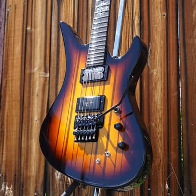 Schecter CUSTOM SHOP Synyster Gates FR-S USA Signature 6-String Electric - Vintage Sunburst with Pinstripes w/hard case image 8