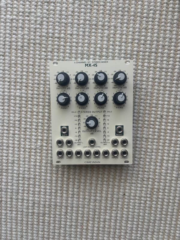 Cwejman MX-4S 4 Channel VC Stereo Mixer 2010s Eggshell image 1