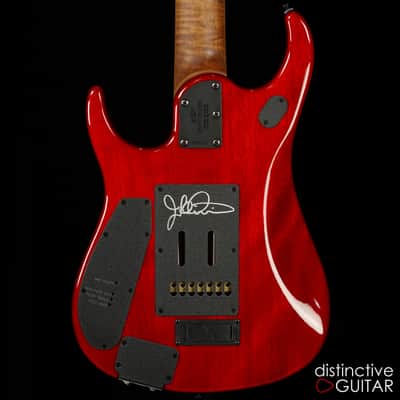 Ernie Ball Music Man John Petrucci BFR #62 JP15 7 String Blood Orange Burst Spalt Maple Top image 11