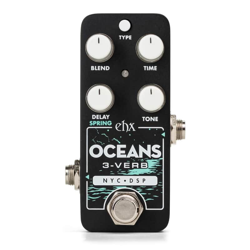 Mint Electro Harmonix DSP Series Pico Oceans 3-Verb Multi-function Reverb Effect Pedal image 1