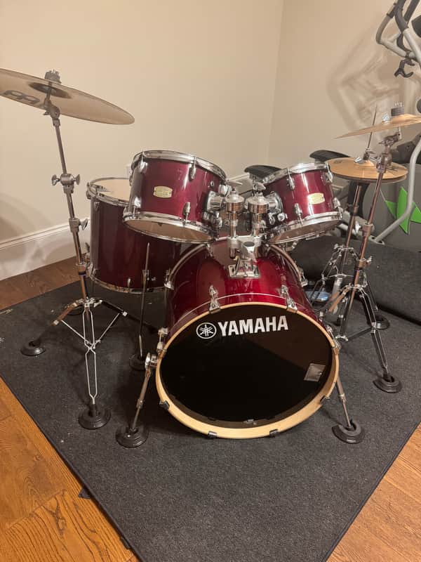 Yamaha 5 piece stage set 2024 - Cranberry red birch image 1
