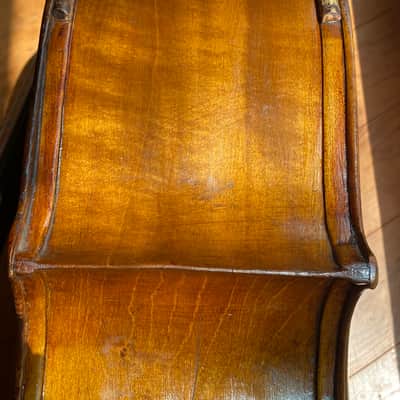 Double bass 3/4 circa 1800 3/4 swell back Pro instrument image 20