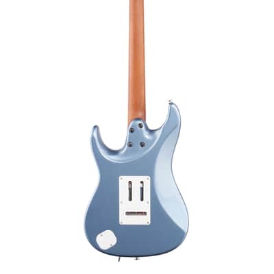 Ibanez Prestige AZ 2204F Electric Guitar with Case Ice Blue Metallic image 5
