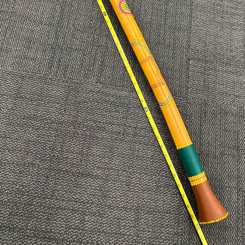 48" Didgeridoo, Synthetic and Hand-Painted, with BAG,  EXCELLENT image 1