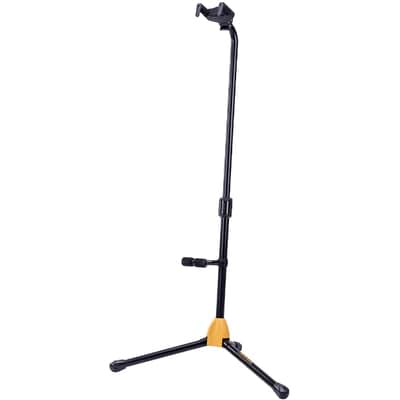 Hercules GS412BPLUS Auto Grip System (AGS) Single Guitar Stand w/Backrest image 1