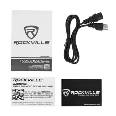 Rockville Rock Shaker 10" Inch White 400w Powered Home Theater Subwoofer Sub image 13