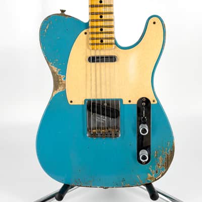 2021 Fender Custom Shop ’52 Heavy Relic Telecaster – Taos Turquoise image 4