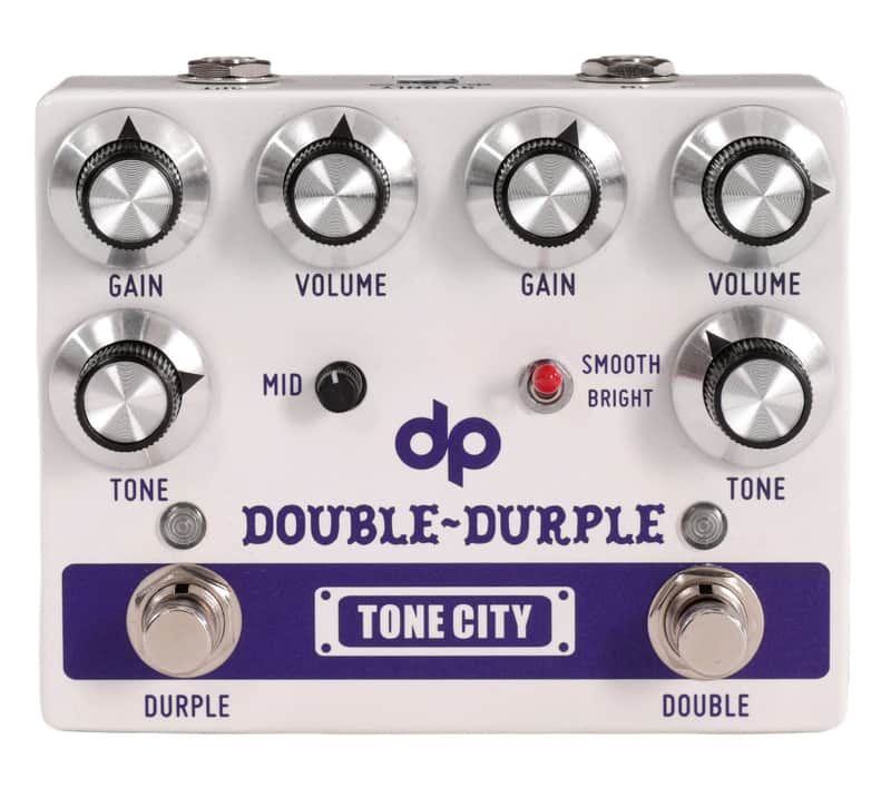 Tone City DOUBLE DURPLE Peter "DANISH PETE" HONORÉ Dual Overdrive Pedal image 1