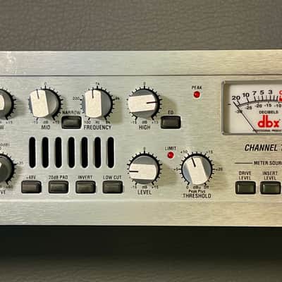 dbx 586 2-Channel Vaccuum Tube Preamplifier 1990s - Silver image 6