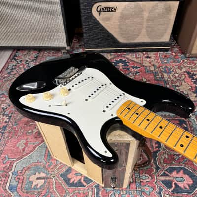 Fender 1957 Vintage Reissue Stratocaster ST-57 Black Texas Specials - 1993 image 14