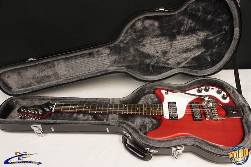 2010 Epiphone Worn 1966 Wilshire with Tremotone Electric Guitar w