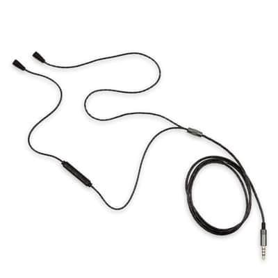 Black Replacement 5N OFC Sennheiser IE8 IE80 IE8i Cable Headphones Lead Mic Volume Control image 2