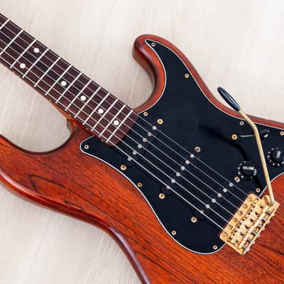 1992 Fender Stratocaster Order Made Walnut Satin Nitro Lacquer w/ Gold Hardware & Case, Japan MIJ Fujigen image 7
