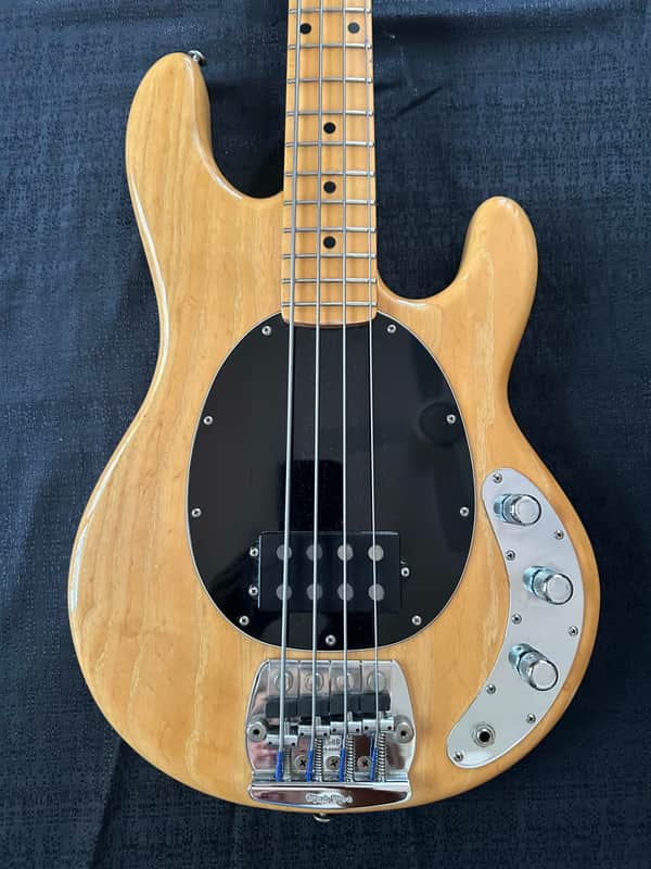 1982 Music Man Stingray Bass - Natural-OHSC image 1