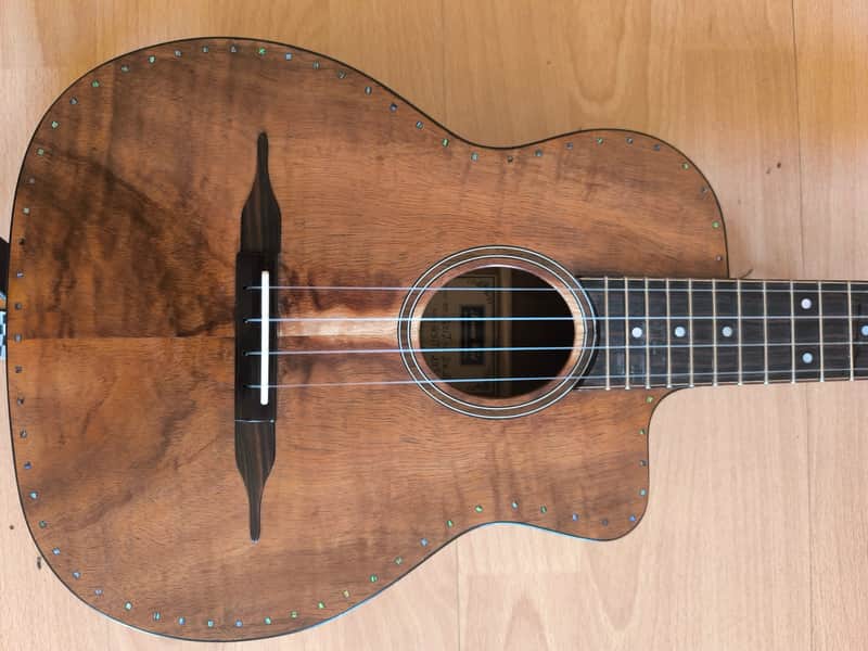Ukelele tenor Bruce wei Gypsie tenor 2025 - Koa maciza image 1