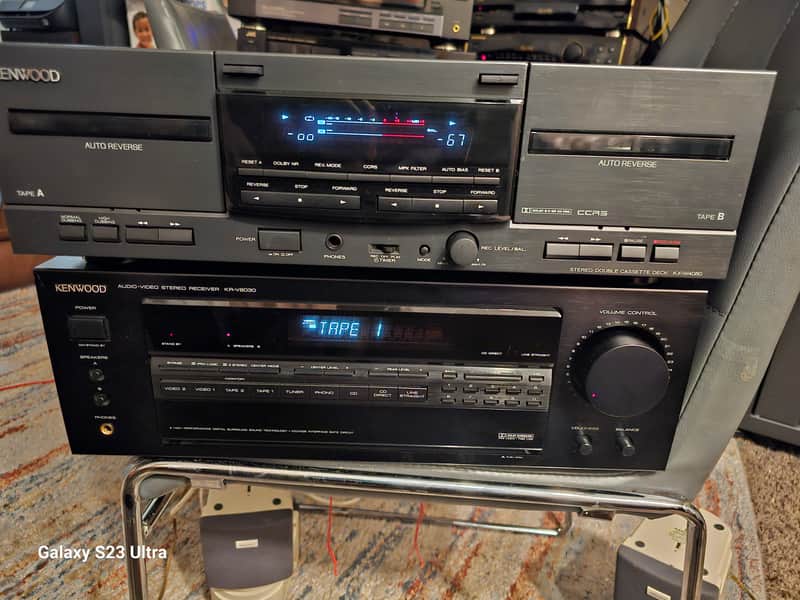 Kenwood receiver/Deck  cassette Krv8030 1990s image 1