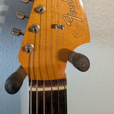 1965 Fender Jazzblaster Jazzmaster with original 70's wide range humbuckers image 8
