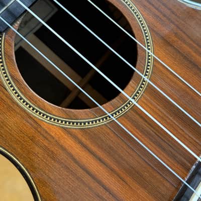 2008 Tony Graziano Tenor Ukulele #501 – Redwood / Rosewood – Pegheds-Style Tuners – HSC image 5