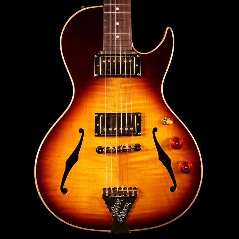 B&G Guitars Little Sister Crossroads Cutaway Tobacco Burst image 1