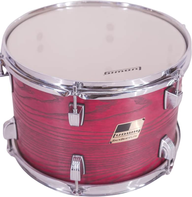 Ludwig BackBeat Elite 12x8'' Rack Tom - Ruby Grain image 1
