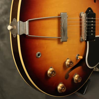 1960 Gibson ES-330 TD Sunburst CLEAN w/original Brown hardshell case image 11