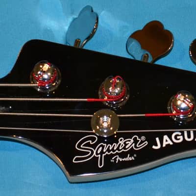 Squier  Vintage Modified Jaguar Bass  Black image 5