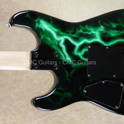 Dean USA Custom Shop 74 Green Demon NAMM Guitar image 11