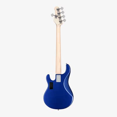 Sterling by Music Man Stingray Ray5 HH Bass Guitar - Cobra Blue image 6