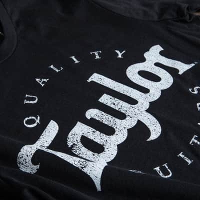 Taylor Men's Distressed T-Shirt in Black and White - XL image 2